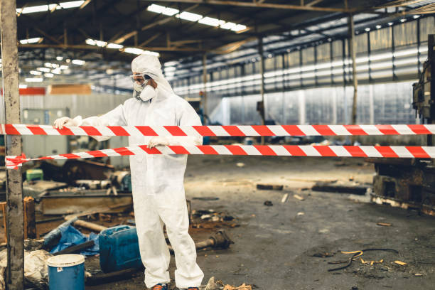 Professional Trauma Scene Cleanup technician working in Muncie, IN